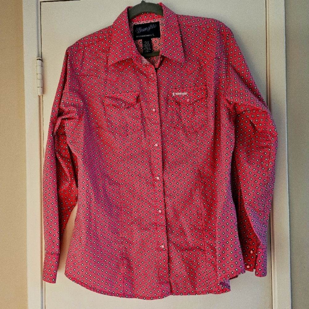 Pink Wranglers Western Shirt